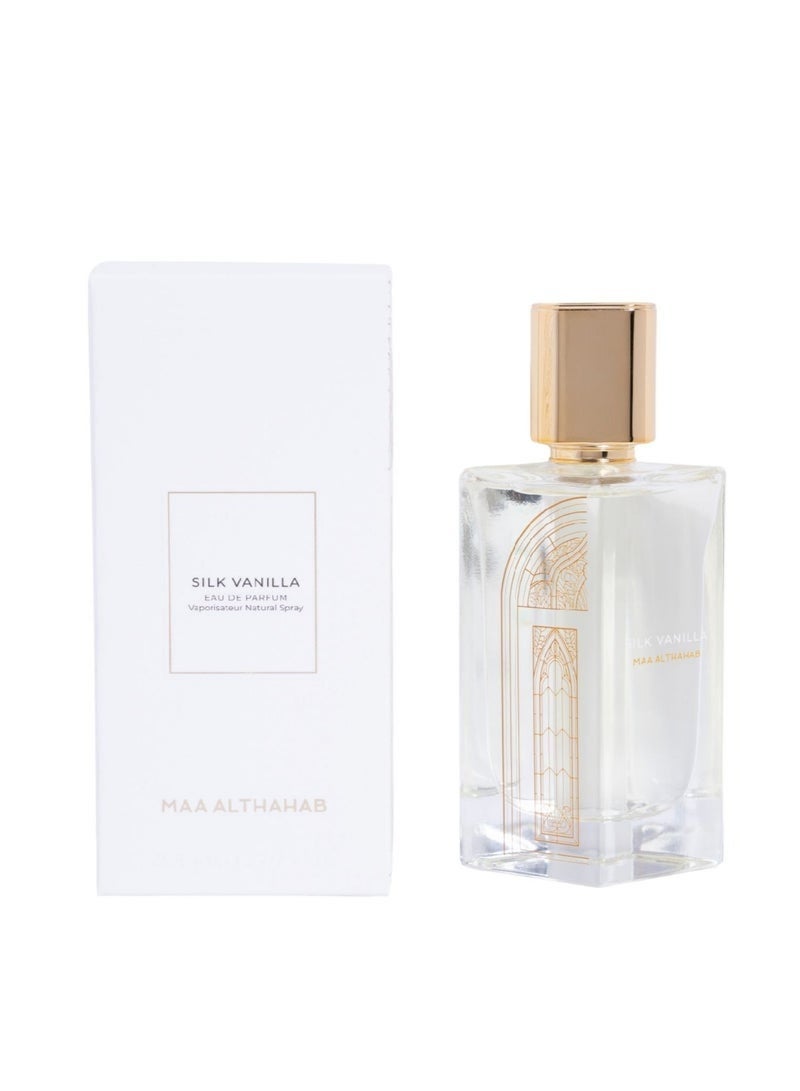ماء الذهب | سيلك فانيلا | أو دو بارفان | عطر فانيليا ثابت يدوم طويلاً وبرائحة جذابة | 75 مل | للنساء اللواتي يعشقن الدفء والأناقة - Image 3